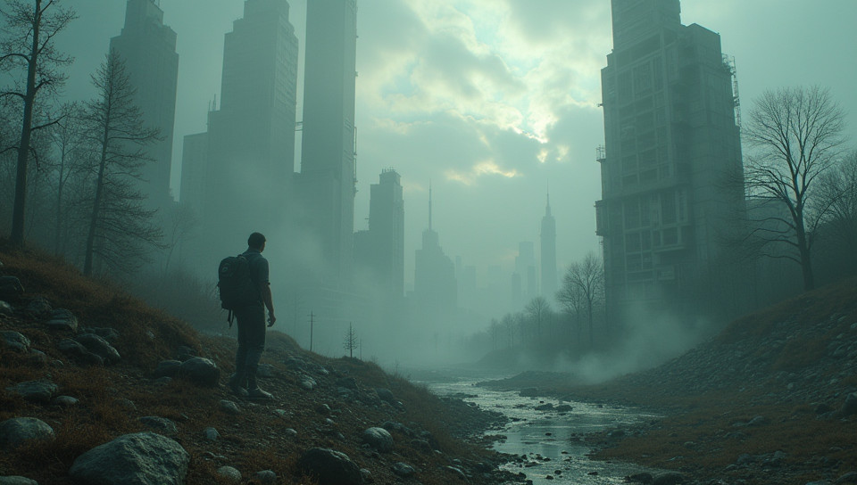 Dystopian tales depict a future with environmental disasters