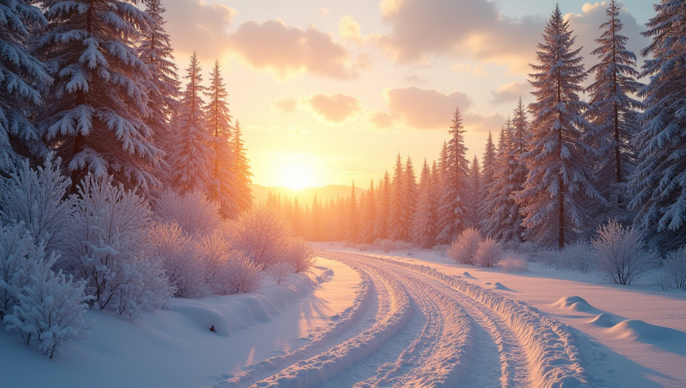 Sunlight decreases towards poles in winter