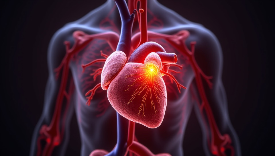 Cardiac muscle damage is associated with oxygen deprivation