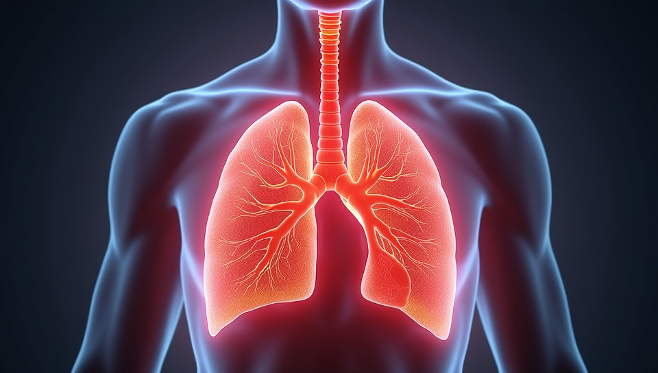 A strong diaphragm supports the expansion of lung volume