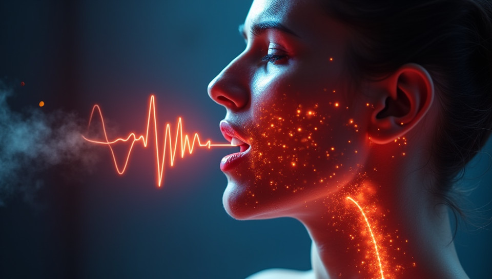 Vocal tract tension affects pitch and tone quality