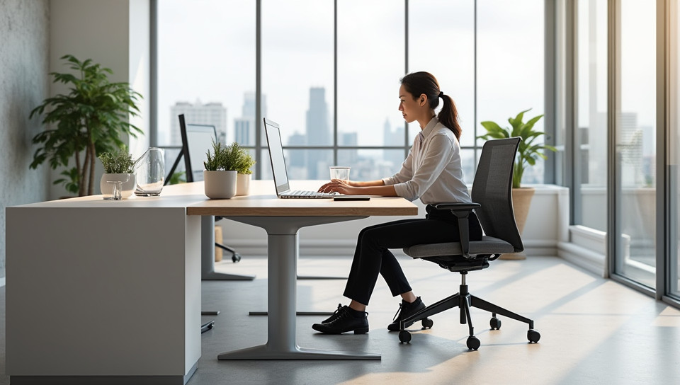 Ergonomic furniture reduces physical stress for employees