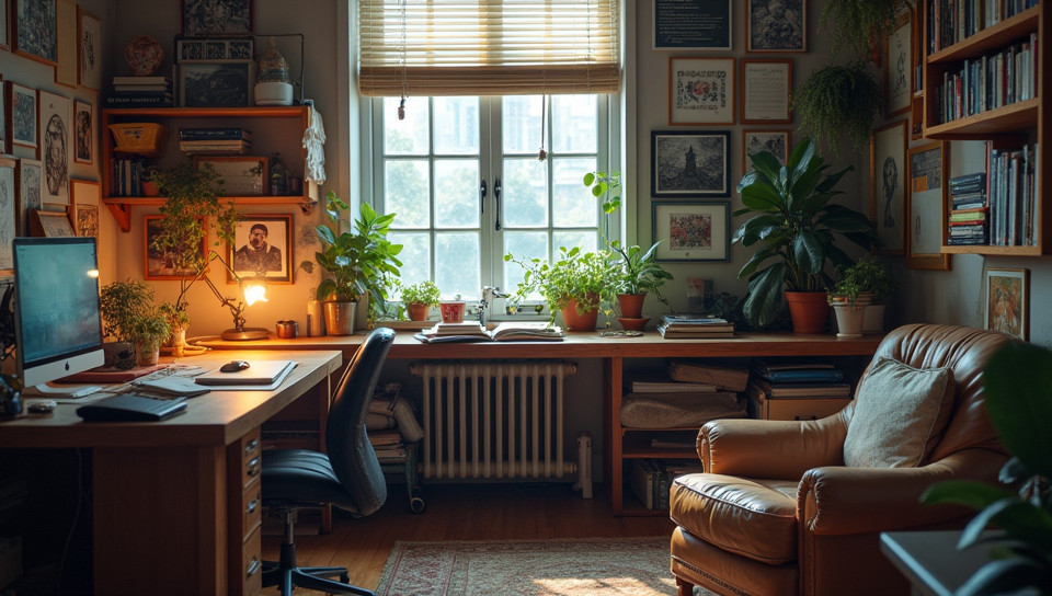 A cluttered workspace hinders mental focus