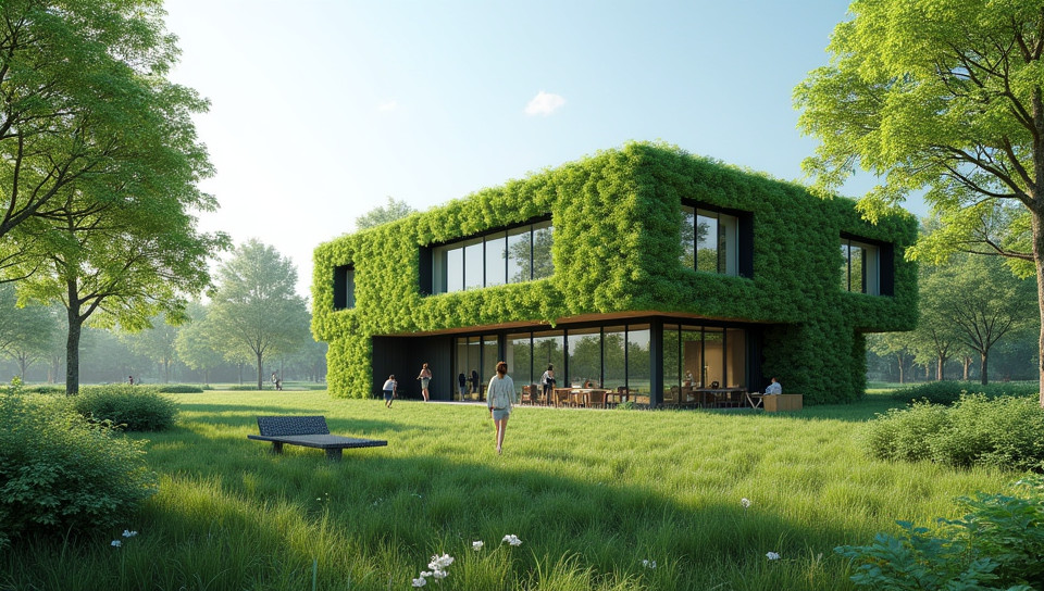 Energy-saving measures are implemented in green structures