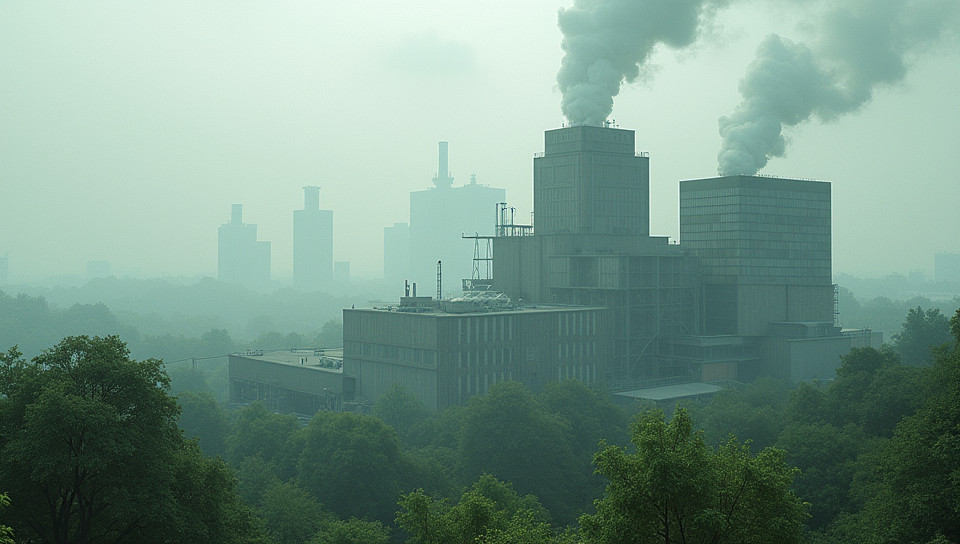 Toxic chemicals are released into the air from non-green buildings