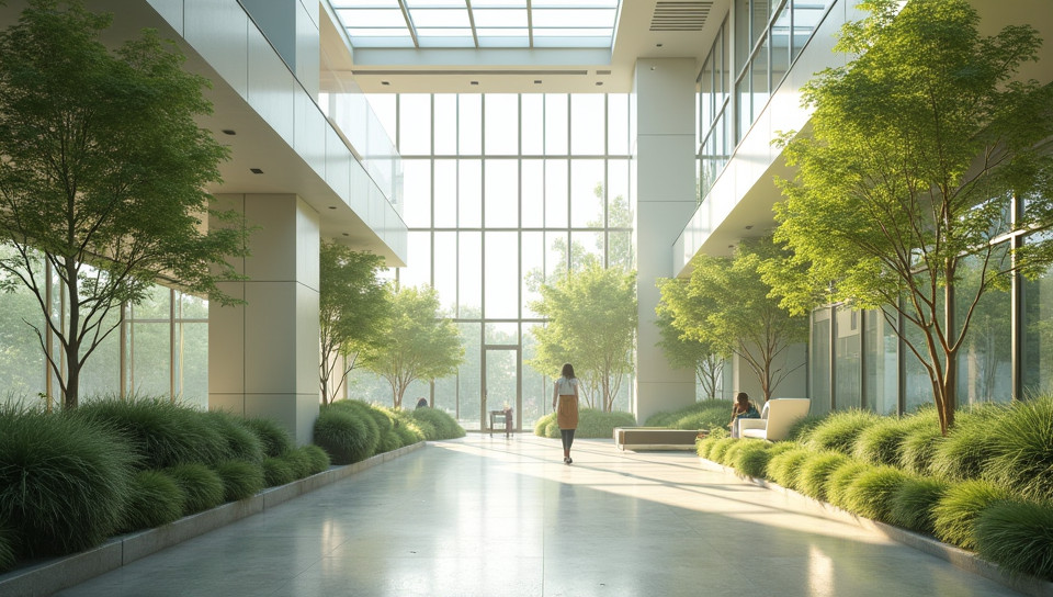 Daylighting in green buildings improves indoor air quality