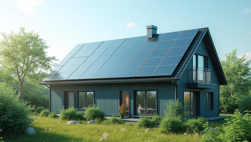 Solar panels are used on non-green buildings too