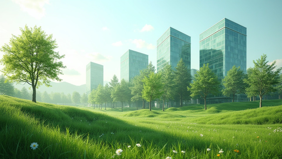 Green buildings reduce carbon emissions using renewable resources