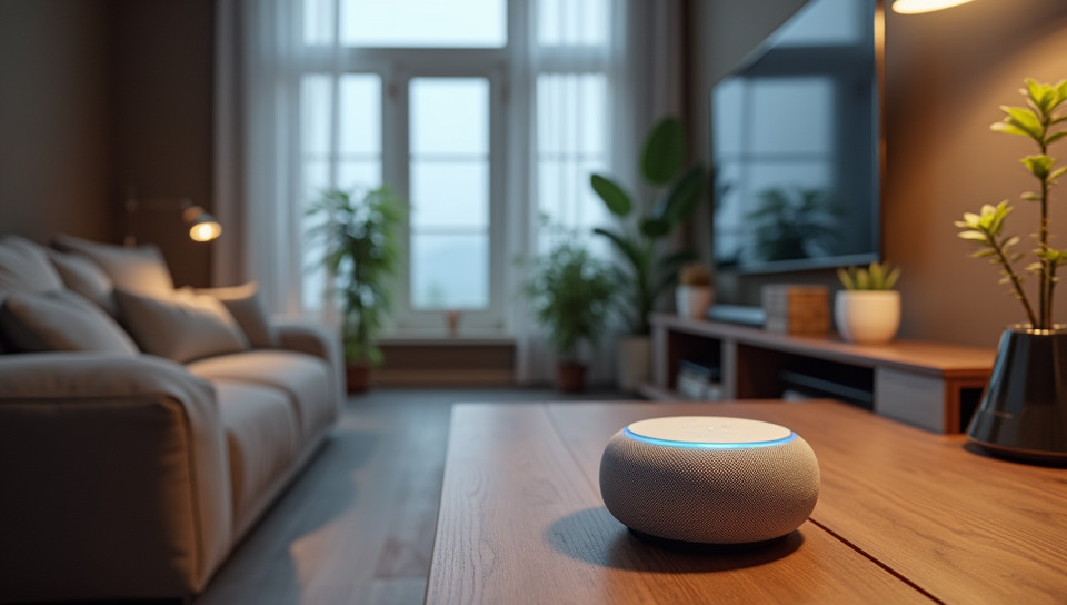 Voice assistants control smart homes with voice commands