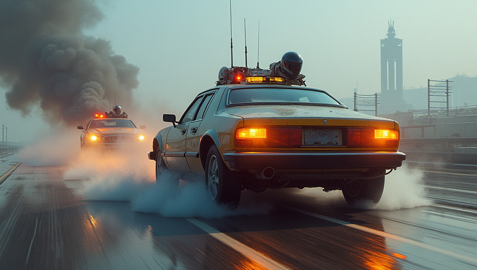 Vehicles are used to disrupt signals