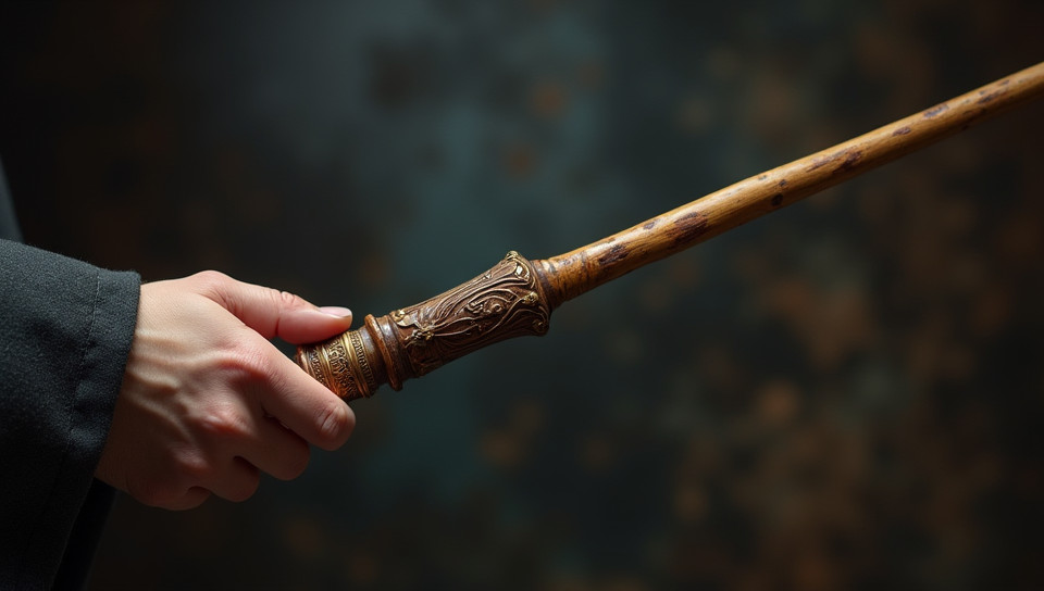 Magic wands are usually not made of wood