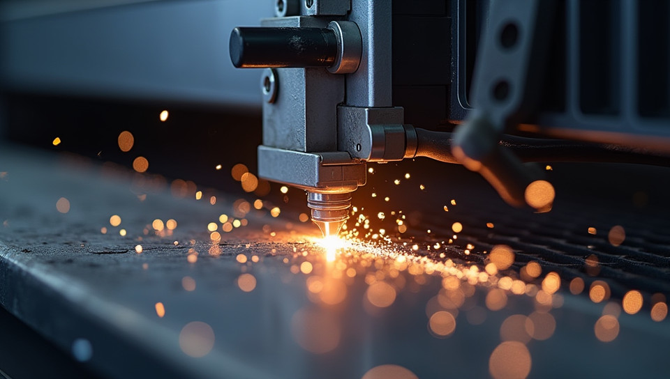 High-speed metal laser cutting increases production line efficiency