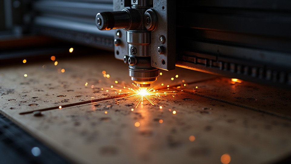 Lack of precision is an issue with laser cutting