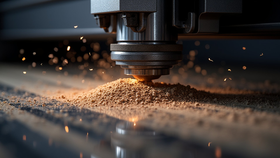 Dust and debris hinder accurate laser cutting performance