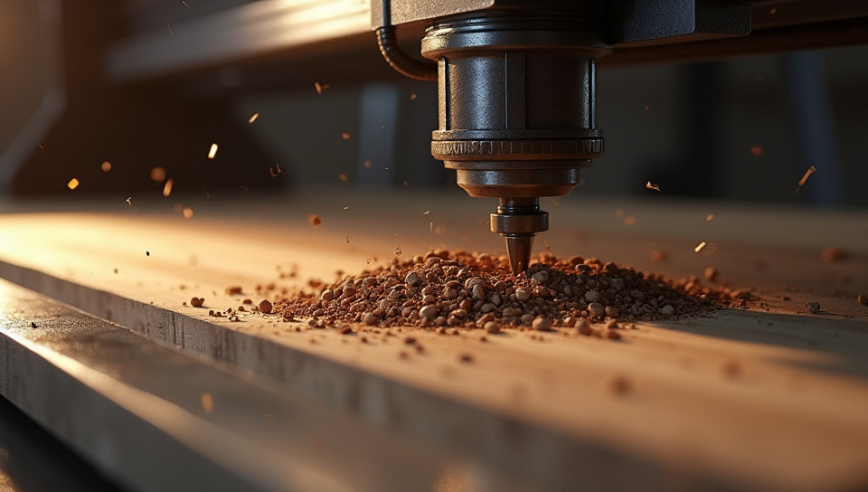 Cutting metal and wood with high precision is possible