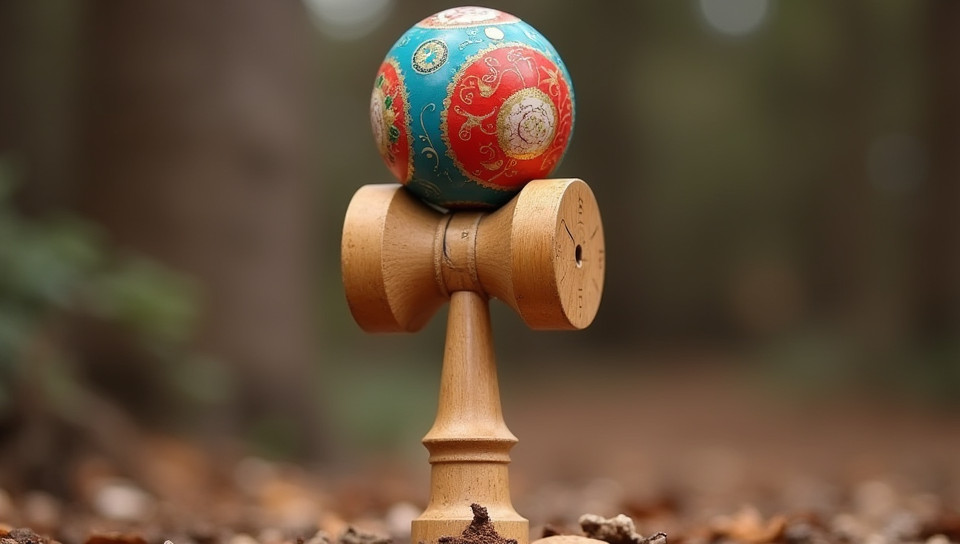 Hand-eye coordination is key to mastering Kendama tricks