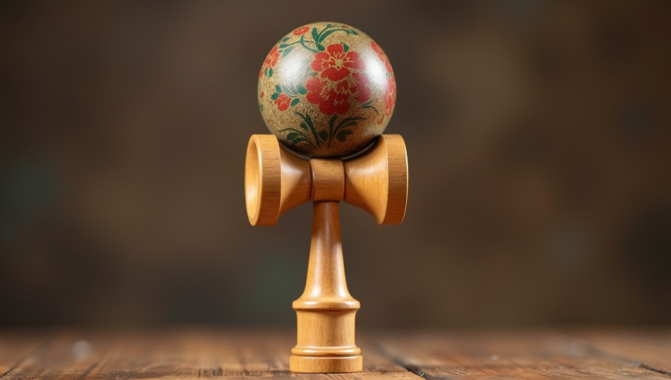 Practice enhances Kendama skills