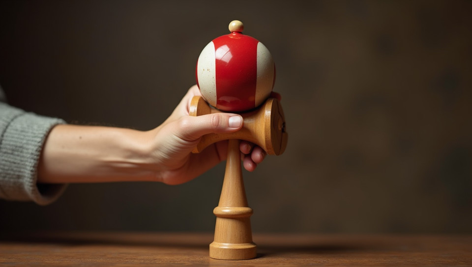 One hand is enough to master Kendama