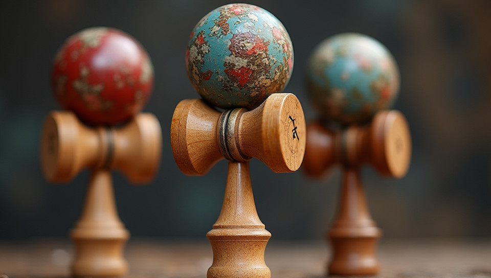 Some kendamas have enhanced durability due to plastic and metal components