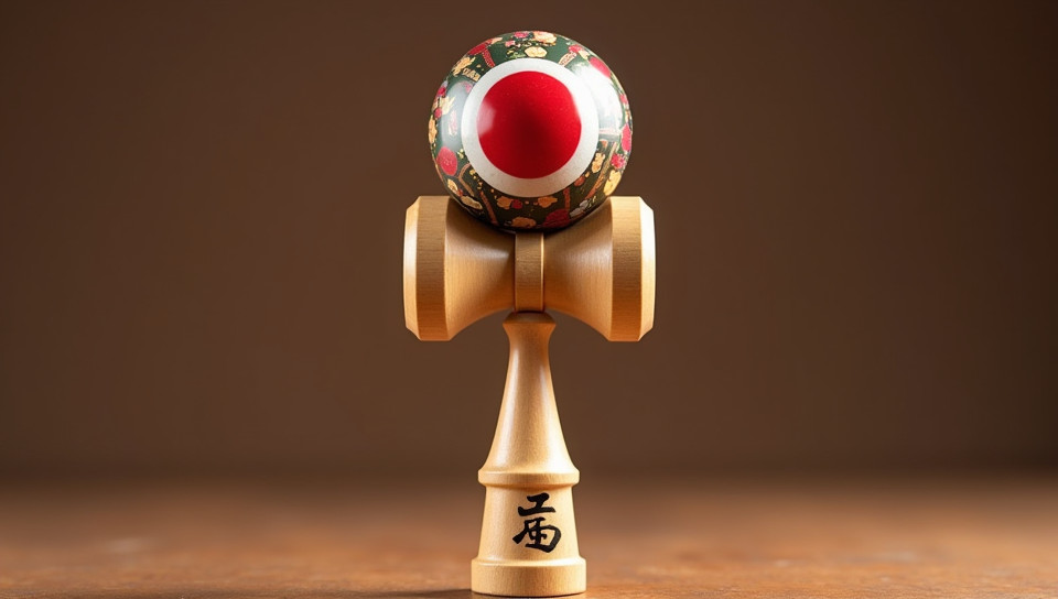 Kendama is a Japanese cup and ball toy