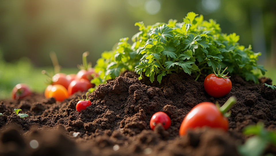 Food scraps decompose easily in compost piles