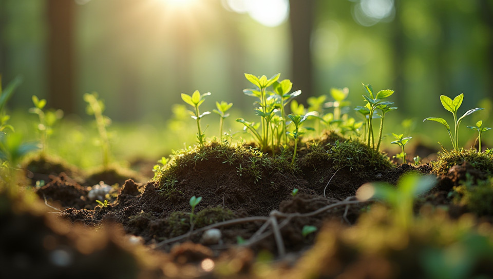 Bacteria break down organic matter efficiently outdoors