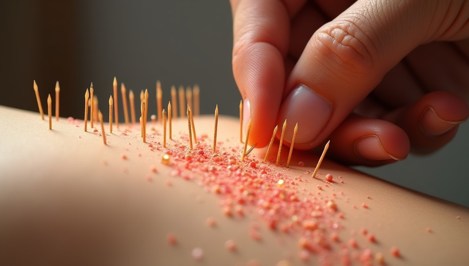 Acupuncture needles stimulate nerves, muscles, and connective tissue