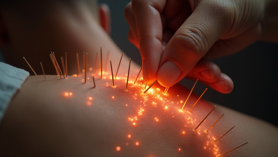 Acupuncture stimulates nerves to promote healing in the body