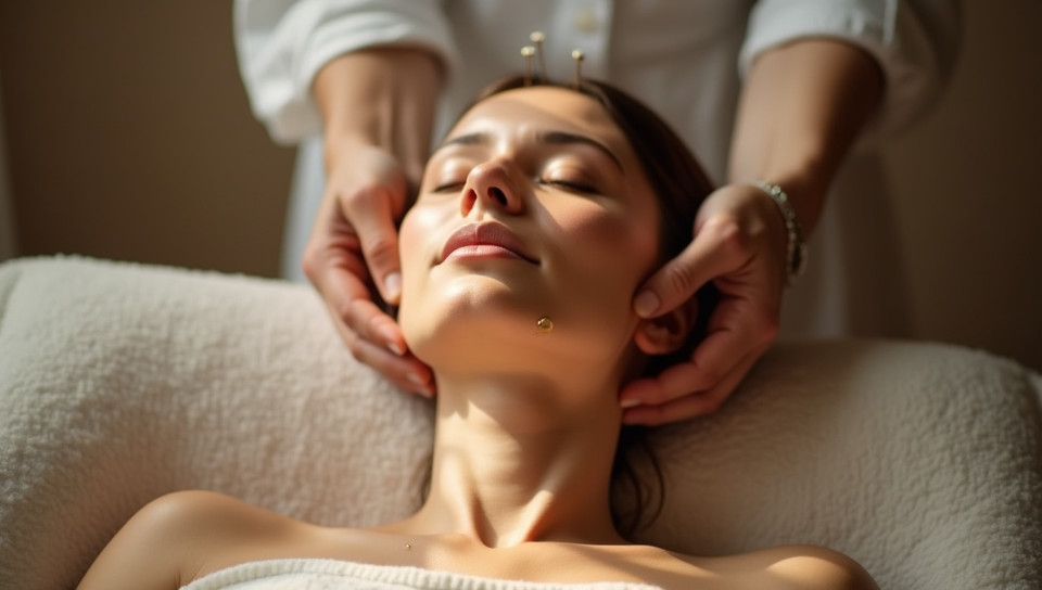 Acupuncture promotes relaxation and calmness