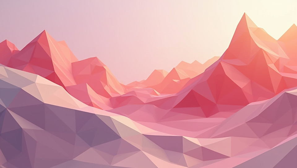 Simple shapes make low poly art visually appealing