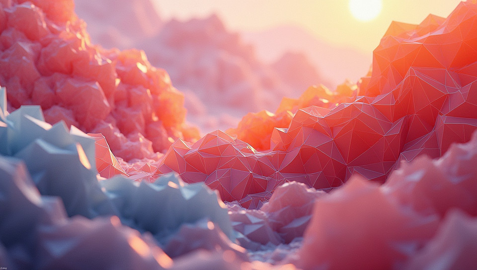 Textures play a big role in low poly artwork visuals