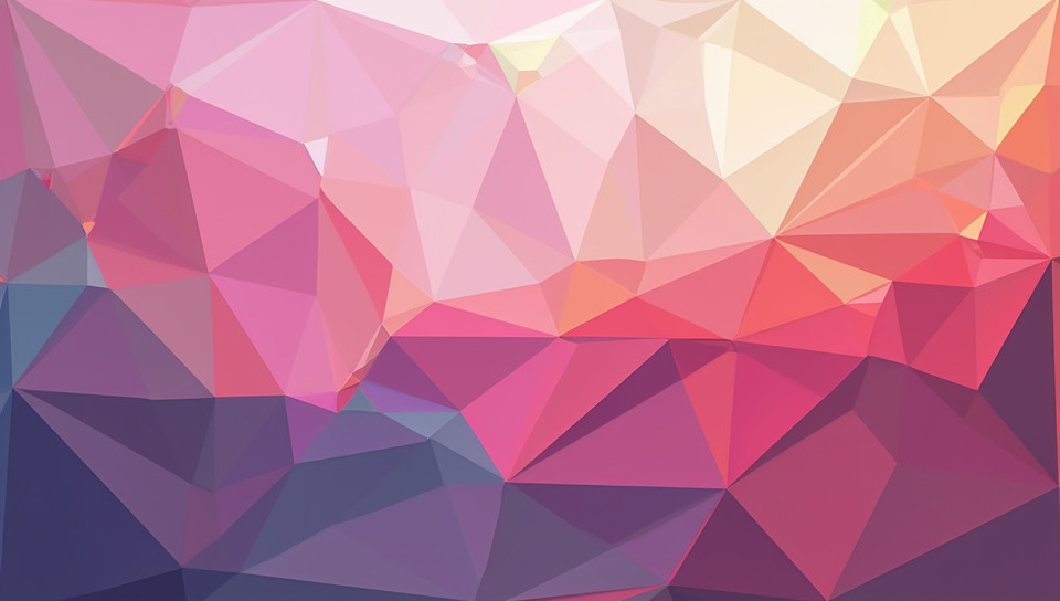 Low poly style uses geometric shapes