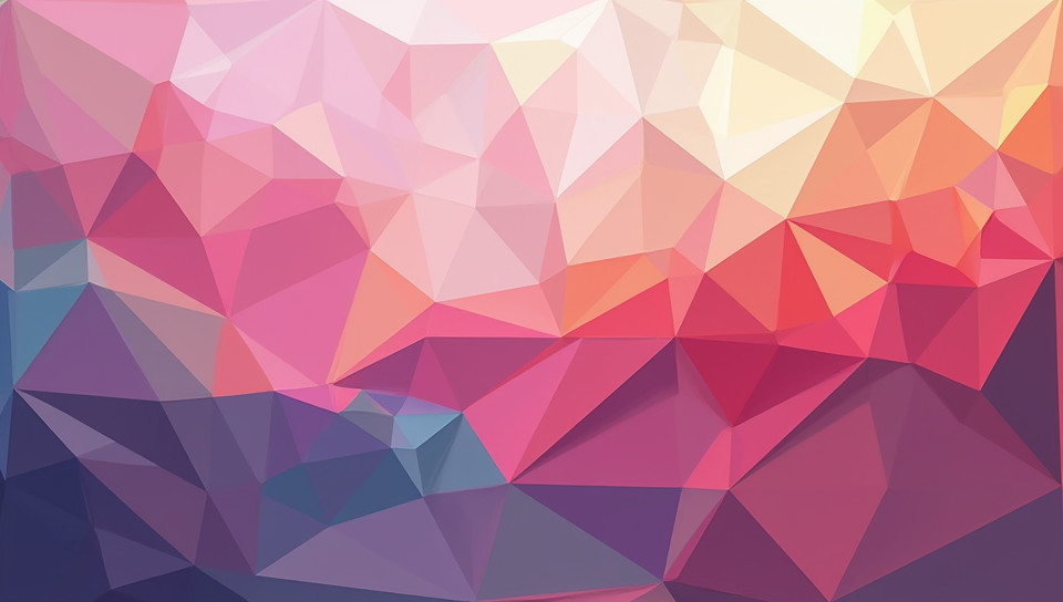 Low poly art is defined by geometric forms