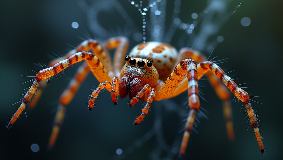 Spiders produce unique silk fibers