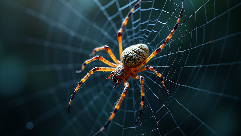 Spider silk is produced in spinnerets