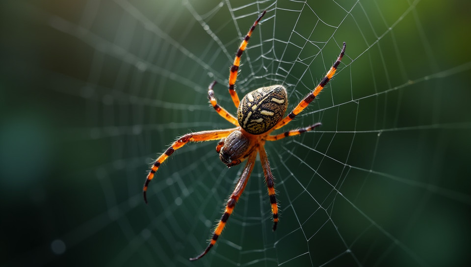 Spiders use silk to build webs every day