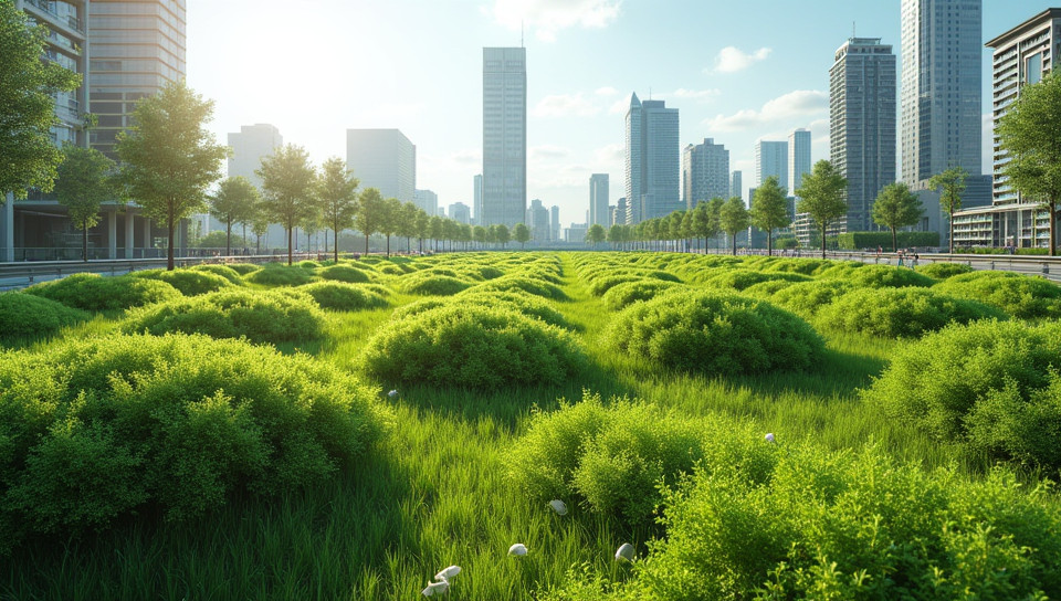 Green roofs reduce the urban heat island effect