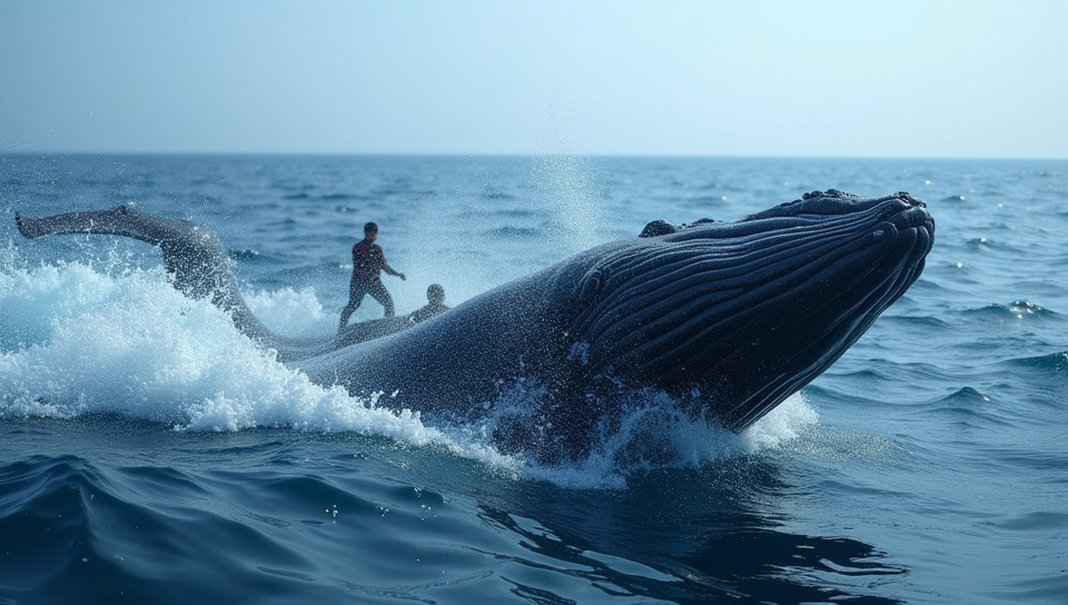 Whale watching harms whales with loud noise