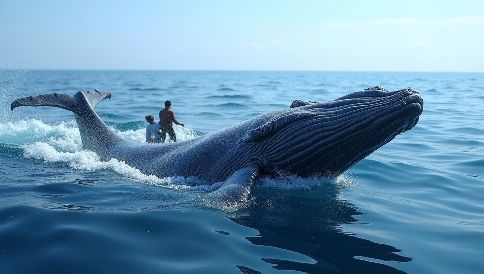 Whale watching requires a good observer skill