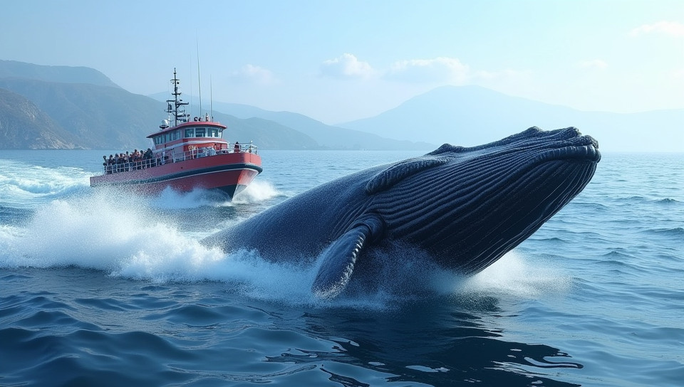 Whale watching boats must adhere to noise regulations