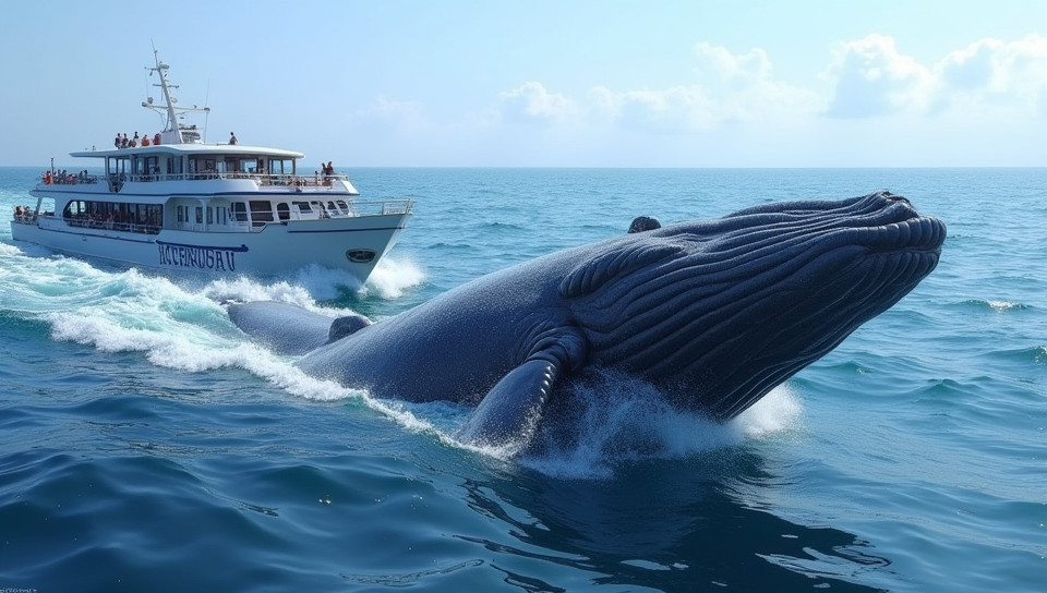 Whale watching tours must follow specific sound level guidelines