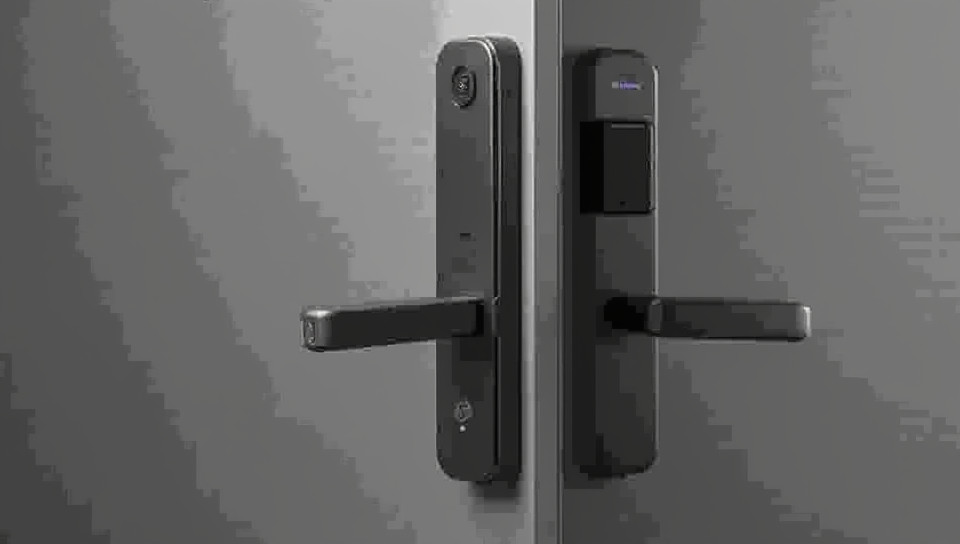 Smart locks have a compact design