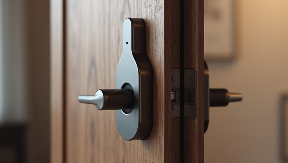 Compact smart locks save space on doors easily