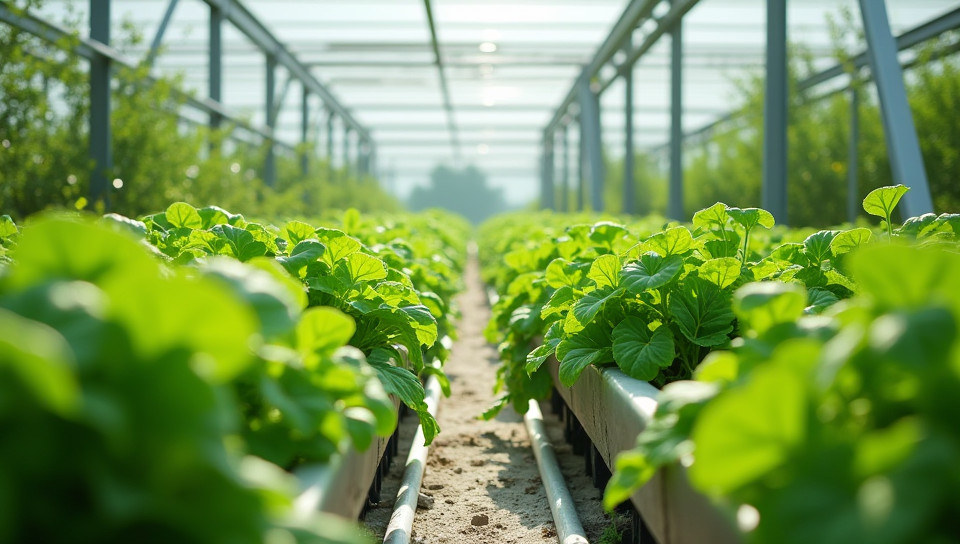 Hydroponic gardening reduces land use and water waste