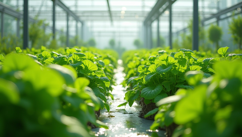 Hydroponics uses less water than traditional farming methods