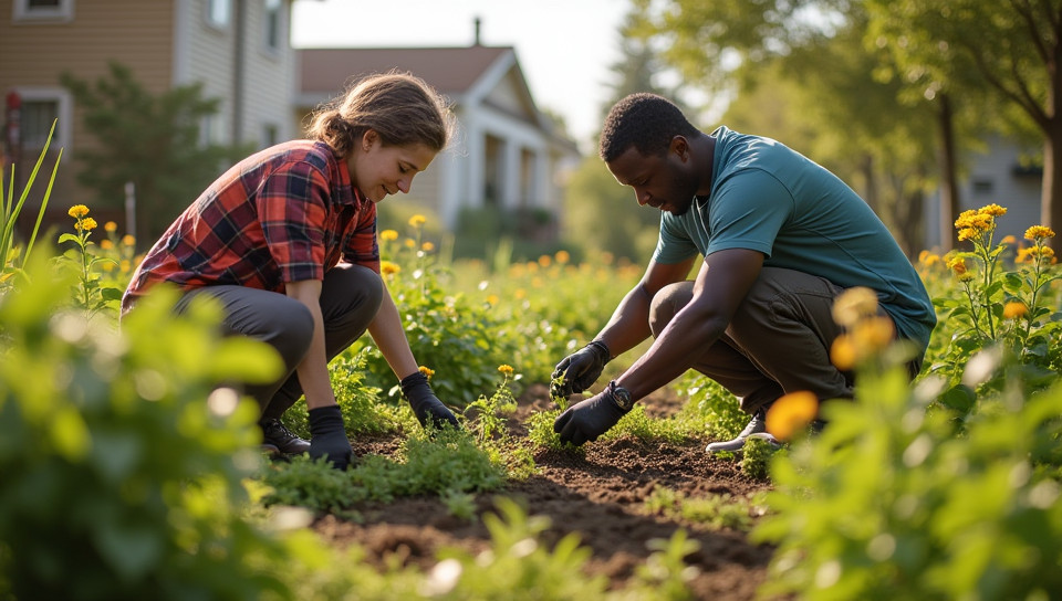 Local residents build community through gardening