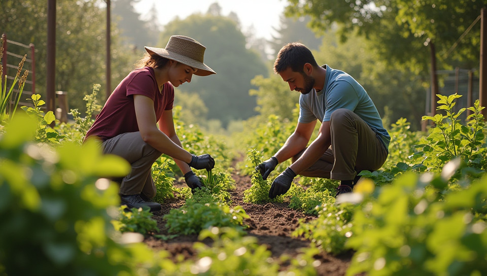 Gardening brings people together in community gardens daily