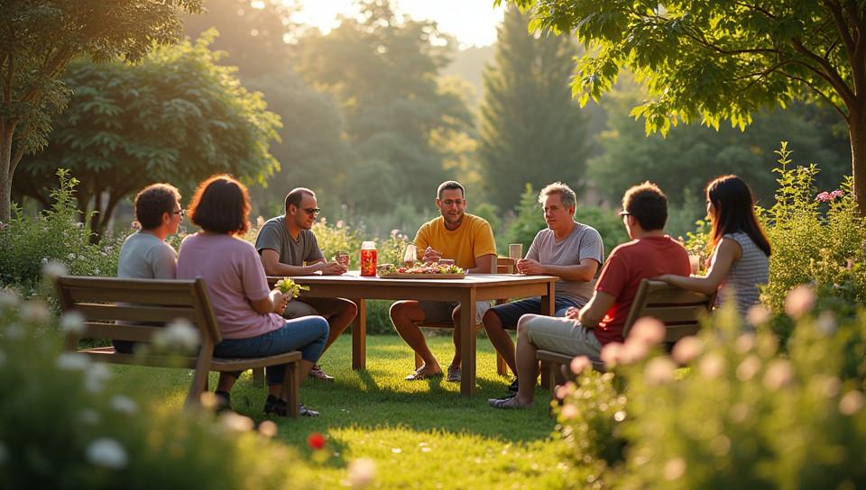 Garden gatherings promote community bonding and friendships