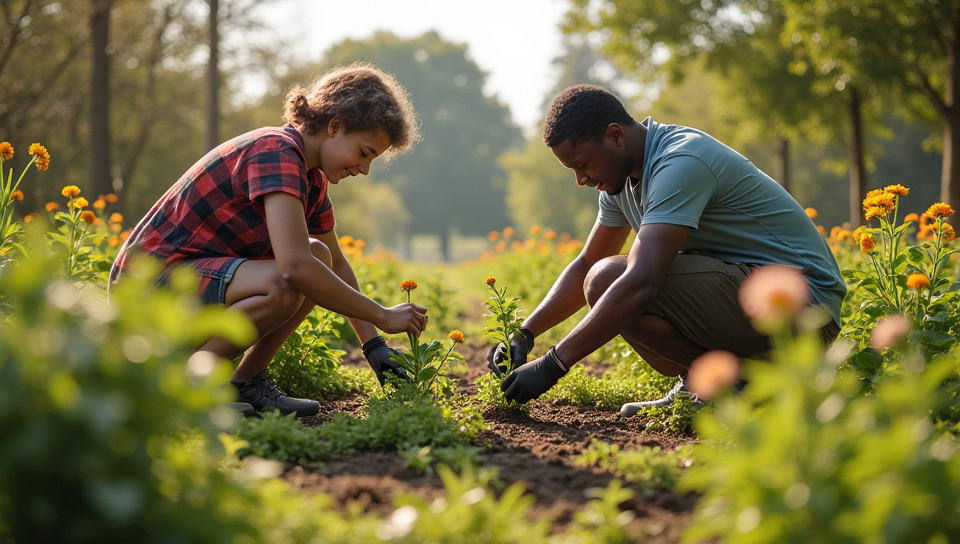 Gardening projects promote social connections