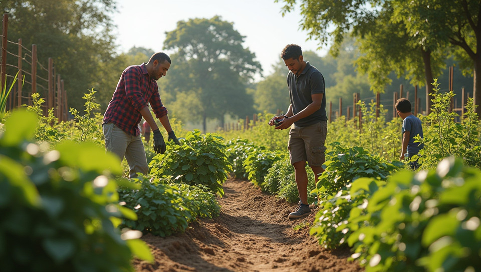 Community gardens provide educational opportunities